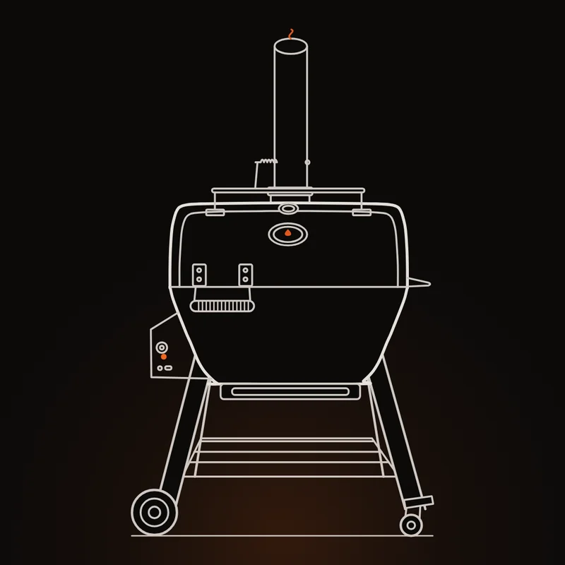Tách Khói 65L INOX 304 — Duy's Oven